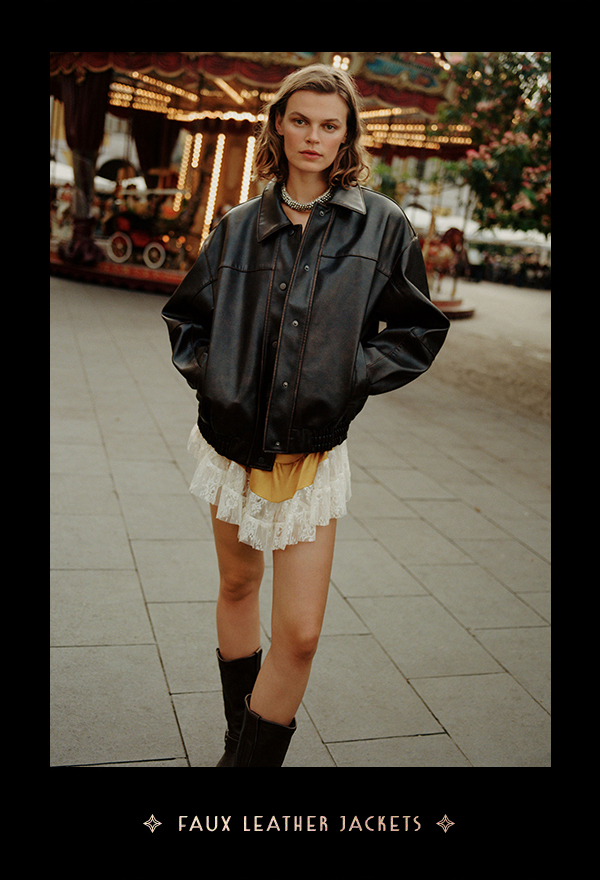 faux leather jackets