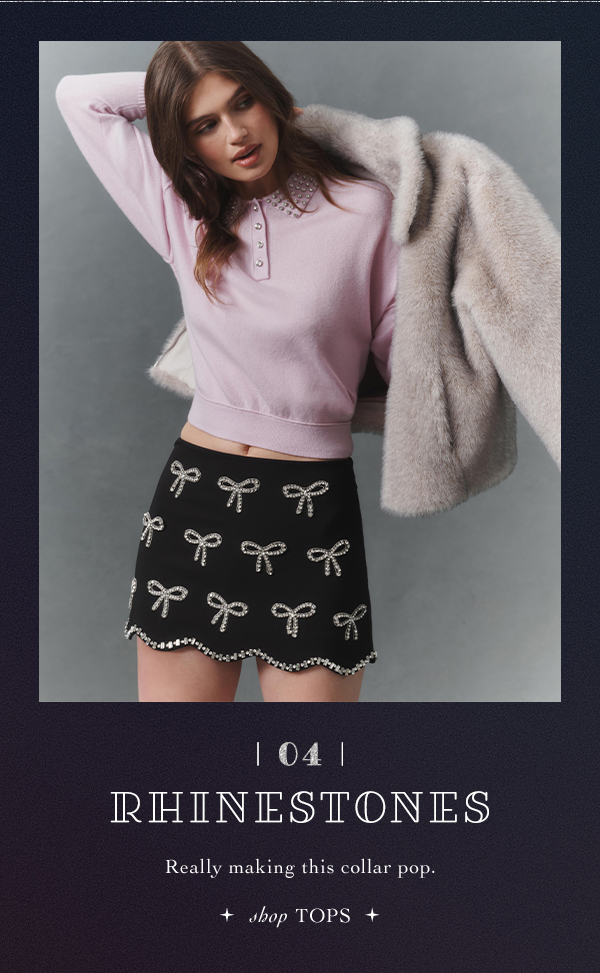 04. rhinestones, really making this collar pop, shop tops