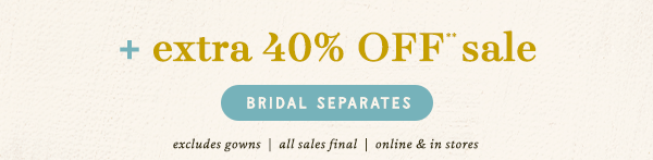 extra 40% off sale, party dresses and more