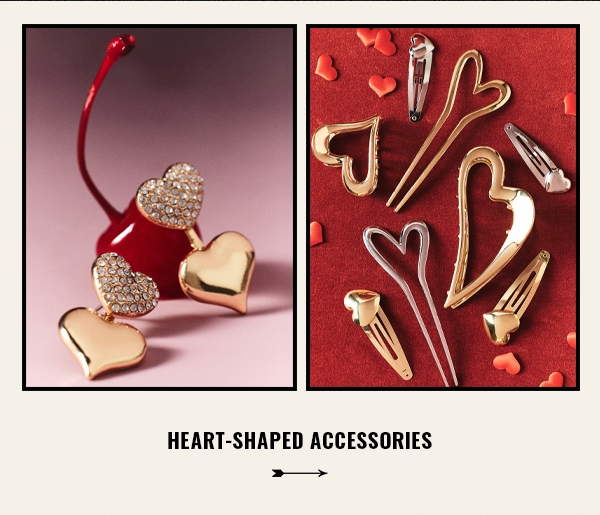 heart-shaped accessories