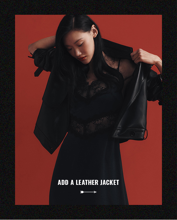 add a leather jacket