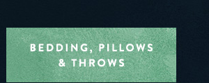 bedding, pillows & throws