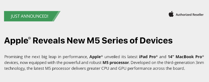 Just Announced! New from Apple