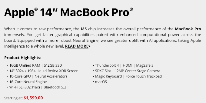 Apple 14" MacBook Pro