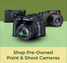 Shop Point & Shoot Cameras