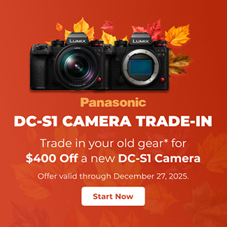 Panasonic DC-S1 Camera Trade-In: Start Now