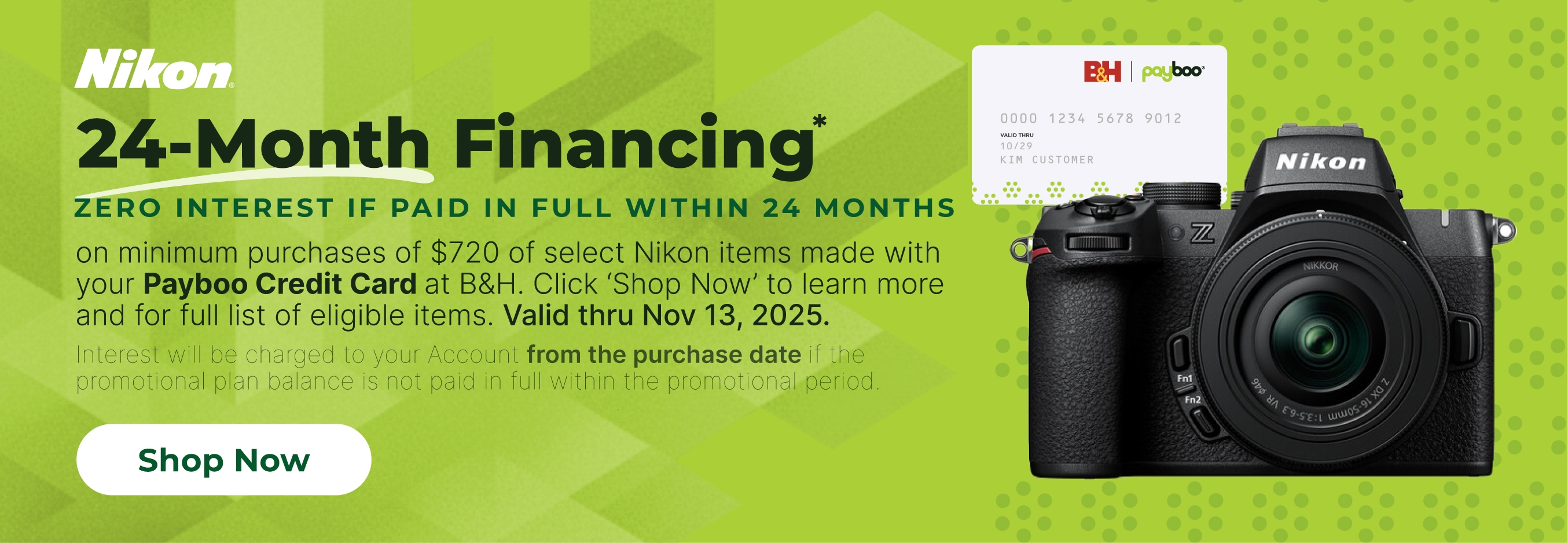 Payboo Nikon Banner 