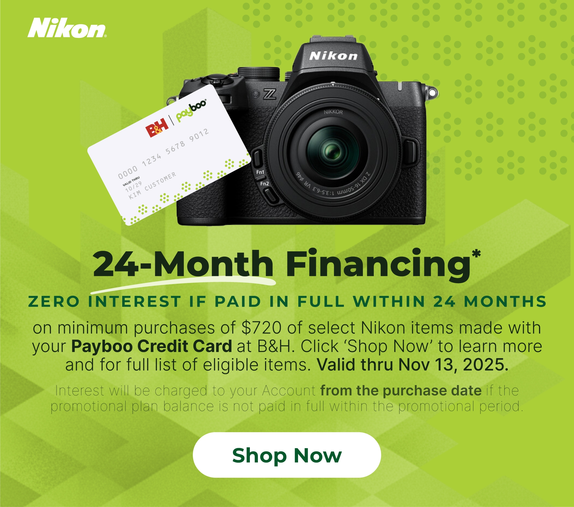 Payboo Nikon Banner 