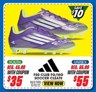 adidas F50 Club FG/MG Youth or Men's Soccer Cleats