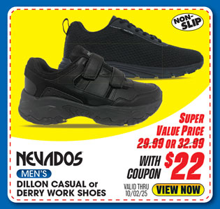 Nevados Dillon or Derry Slip-Resistant Men's Casual Shoes