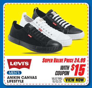 Levi's Anikin Canvas Men's Lifestyle Shoes