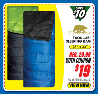 Golden Bear Taos +35° Sleeping Bag