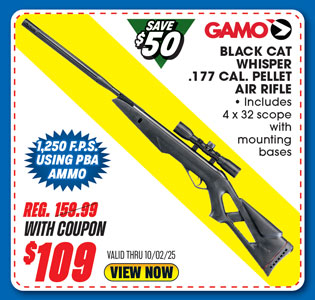 Gamo Black Cat Whisper .177 Cal. Air Rifle