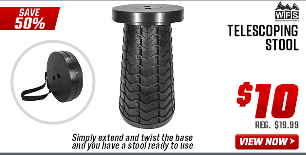 World Famous Sports Telescoping Stool