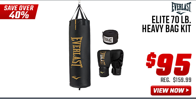 Everlast Elite 70 lb. Heavy Bag Kit 