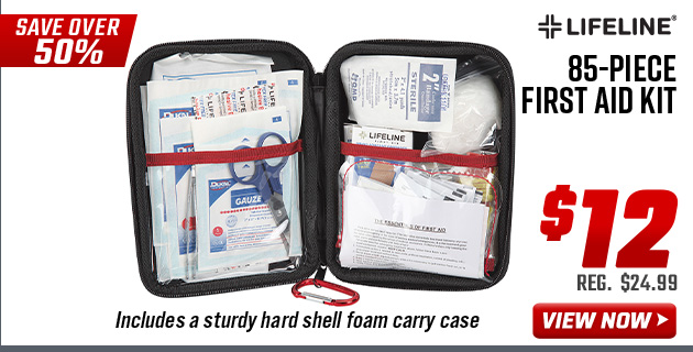 Lifeline 85-Piece First Aid Kit