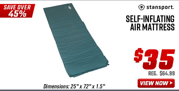 Stansport Self-Inflating Air Mattress