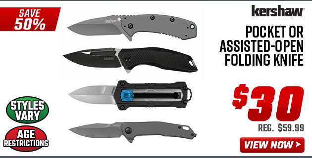 Kershaw Pocket or Assisted-Open Folding Knife