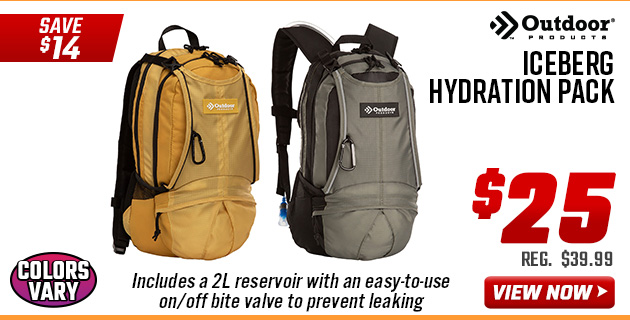 Outdoor Products Iceberg Hydration Pack