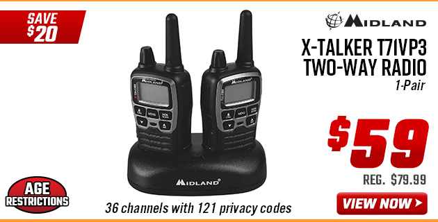 Midland X-TALKER T71VP3 Two-Way Radio