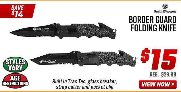 Smith & Wesson Border Guard Folding Knife