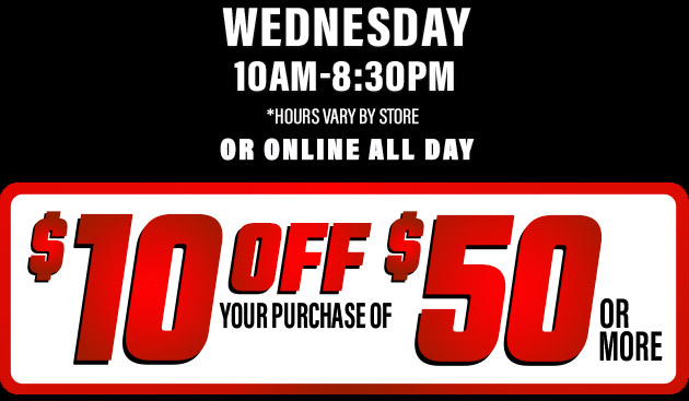 $10 Off $50. Code E251001