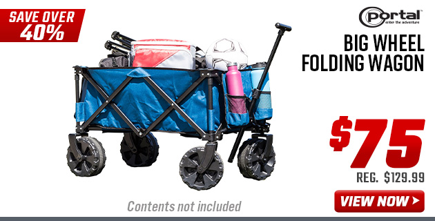 Portal Big Wheel Folding Wagon