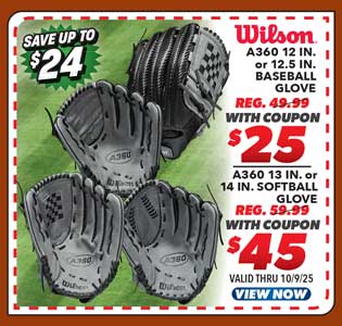 Wilson A360 Baseball or Softball Glove