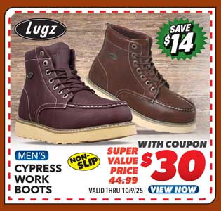 Lugz Cypress Men's Work Boots
