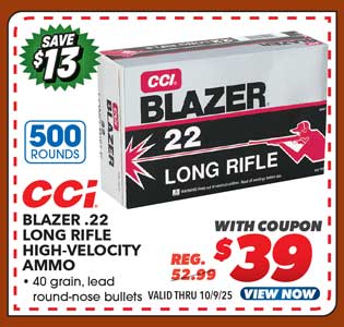 CCI Blazer .22 Long Rifle High-Velocity Ammo