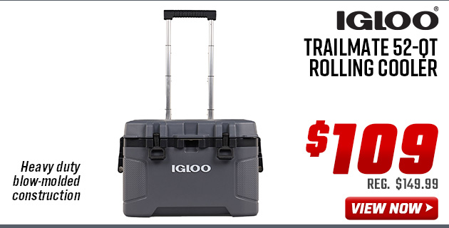 Igloo Trailmate 52-Qt Rolling Cooler