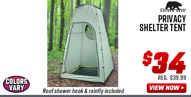 Golden Bear Privacy Shelter Tent