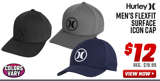 Hurley Men's Flexfit Surface Icon Cap