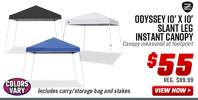 Z-Shade Odyssey 10' x 10' Slant Leg Instant Canopy