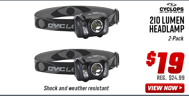 GSM Cyclops 210 Lumen Headlamp 