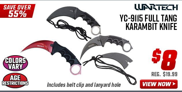 Wartech YC-9115 Full Tang Karambit Knife
