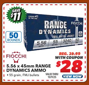 Fiocchi 5.56X45 Range Dynamics