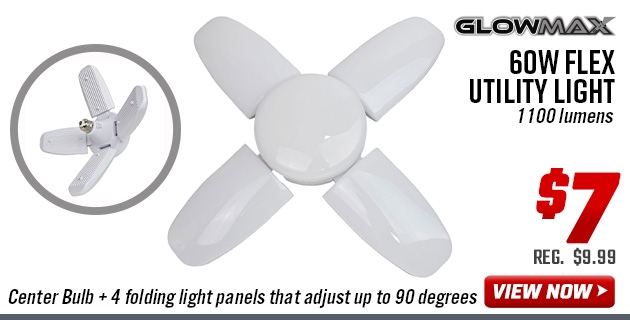 GlowMax 60W Flex Utility Light