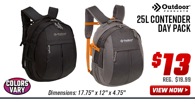 Outdoor Products 25L Contender Day Pack 