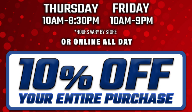 10% Off. Exclusions apply. Use code E251009