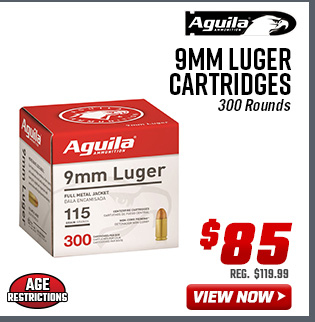 Aguila 9mm Luger Cartridges 