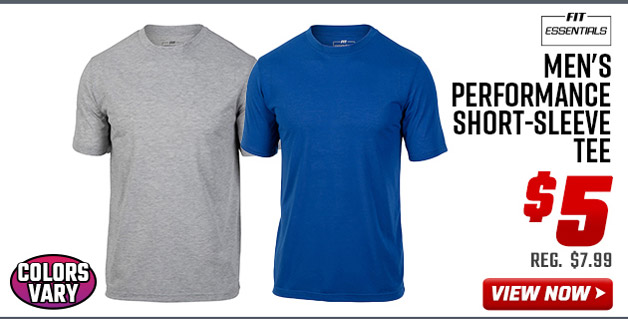 Fit Essentials Men's Performance Short-Sleeve Tee 