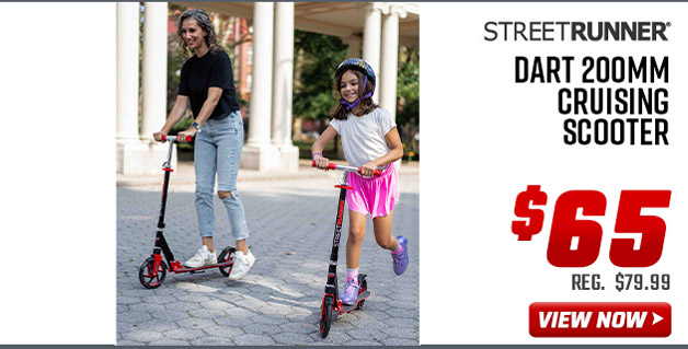 STREET RUNNER Dart 200mm Cruising Scooter 