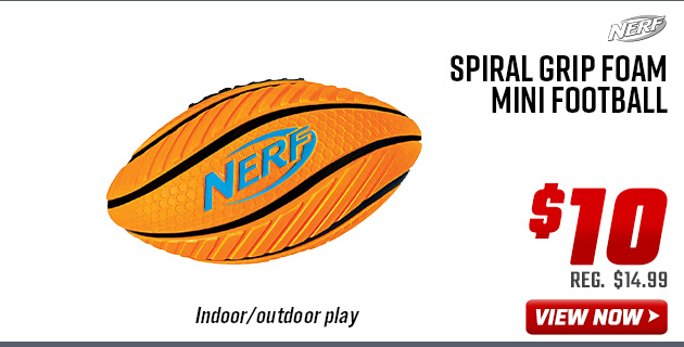Nerf Spiral Grip Foam Mini Football