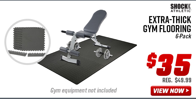 Shock Athletic Extra-Thick Gym Flooring 