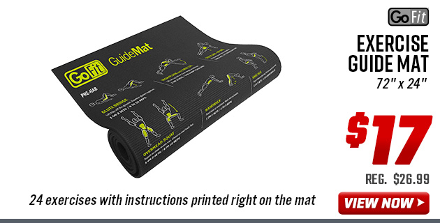 GoFit Exercise Guide Mat