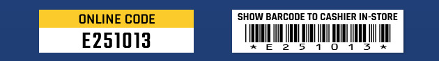 $5 off $10. Exclusions apply. Use code E251013