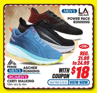 RBX Men's Ascher Running Shoes or Women's Certi Shoes