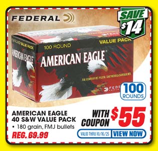 Federal American Eagle .40 S&W Value Pack