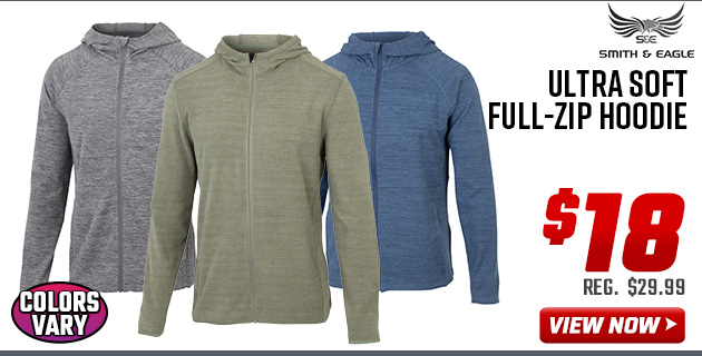 Smith & Eagle Ultra Soft Full-Zip Hoodie
